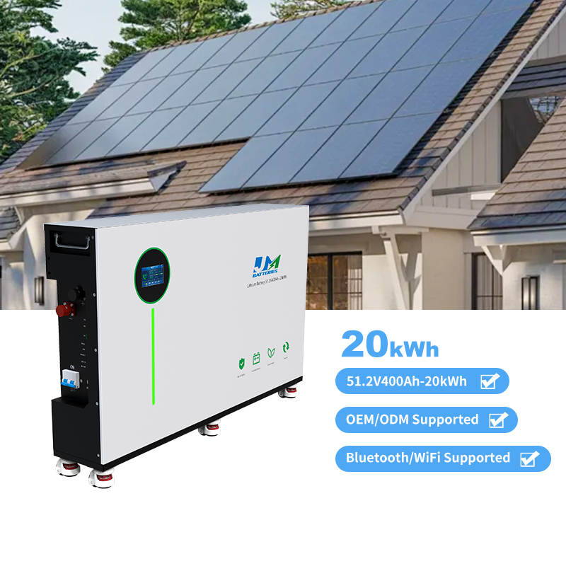 Safe and reliable 51.2V 400Ah 20kWh lithium battery for large residential energy storage